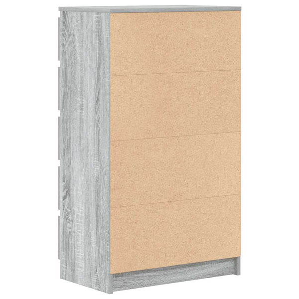 Graue Kommode Panaiti 60x36x103cm (Holz)