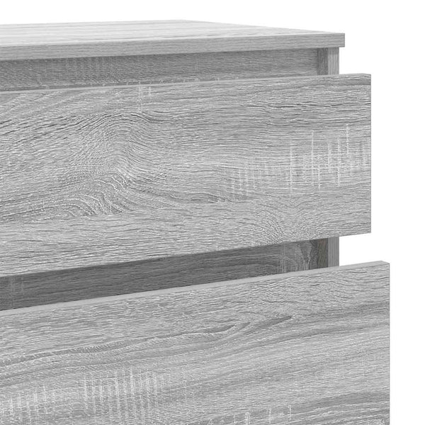 Graue Kommode Panaiti 60x36x103cm (Holz)