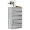 Graue Kommode Panaiti 60x36x103cm (Holz)