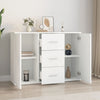 Weißes Sideboard Ra 91x29,5x65cm (Holz)