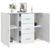 Weißes Sideboard Ra 91x29,5x65cm (Holz)