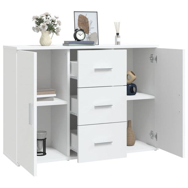 Weißes Sideboard Ra 91x29,5x65cm (Holz)
