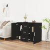 Schwarzes Sideboard Ra 91x29,5x65cm (Holz)