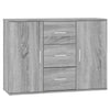 Graues Sideboard Ra 91x29,5x65cm (Holz)