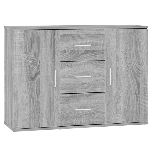 Graues Sideboard Ra 91x29,5x65cm (Holz)