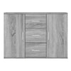 Graues Sideboard Ra 91x29,5x65cm (Holz)