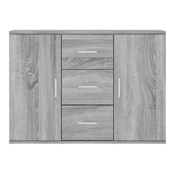 Graues Sideboard Ra 91x29,5x65cm (Holz)