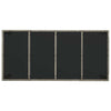 Gartentisch Gero grau 190x90x75cm (Polyrattan)