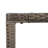 Gartentisch Gero grau 190x90x75cm (Polyrattan)