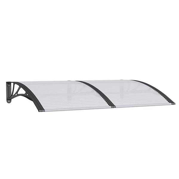 Vordach schwarz 150x100cm (Polycarbonat)