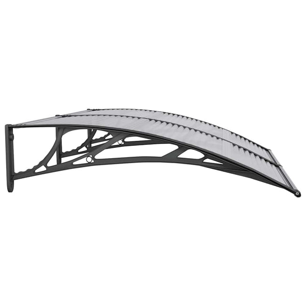 Vordach schwarz 150x100cm (Polycarbonat)