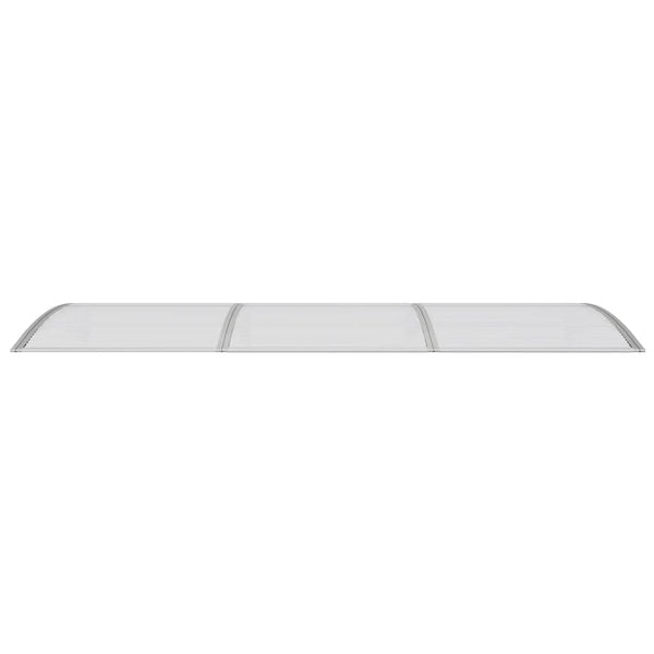 Graues Türvordach Maruleta 300x100cm (Polykarbonat)