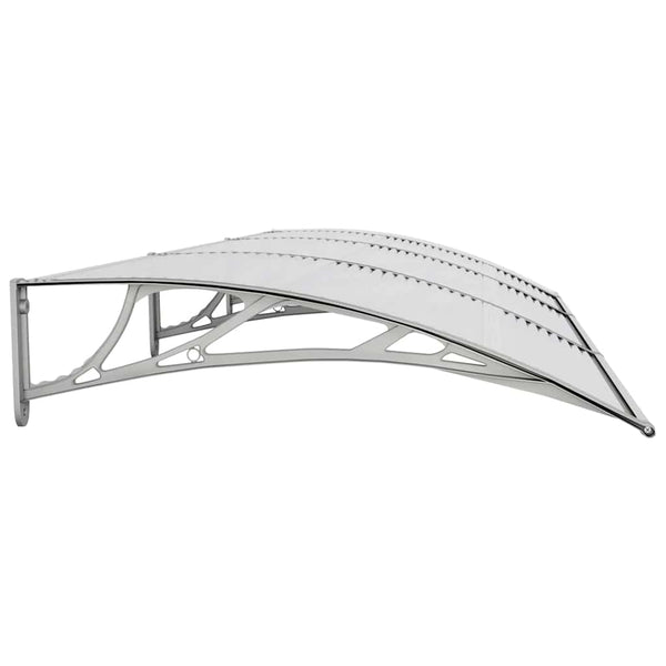 Graues Türvordach Maruleta 300x100cm (Polykarbonat)