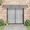 Vordach schwarz 300x100cm (Polycarbonat)