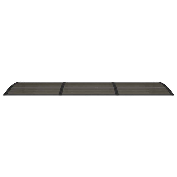 Vordach schwarz 300x100cm (Polycarbonat)