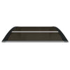 Schwarzes Vordach Morgovan 100x75cm (Polycarbonat)