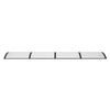 Maruleta schwarzes Türvordach 350x100cm (Polycarbonat)