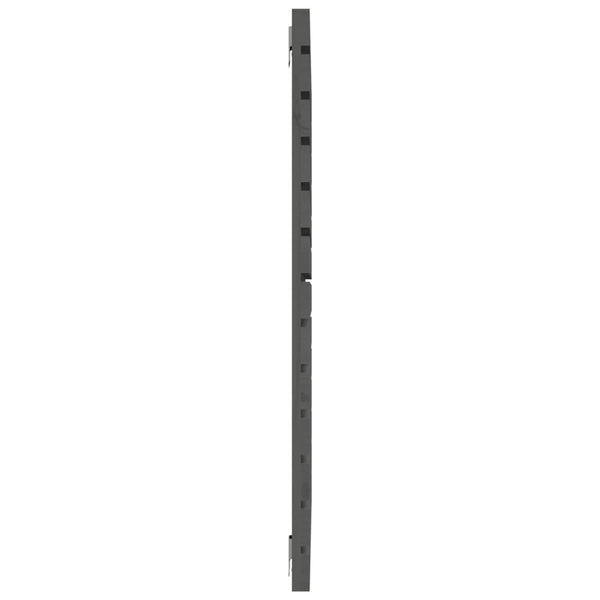 Graues Kopfteil für die Wand Ghadir 126x3x91,5cm (Kiefer)