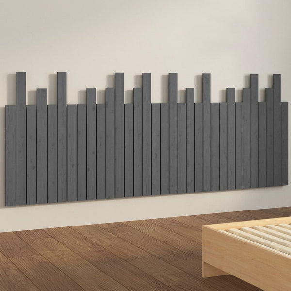 Kopfteil Caldari 204x3x80cm für Wandmontage, grau (Kiefer)
