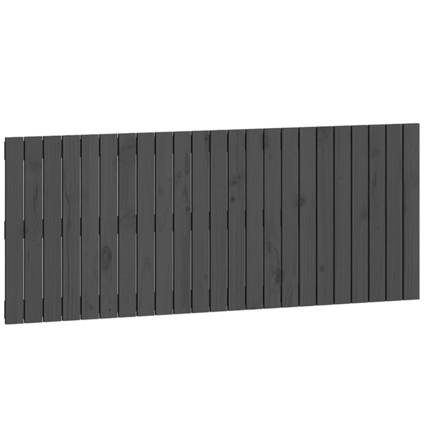 Graues Kopfteil für die Wand Virvora 147x3x60cm (Kiefer)