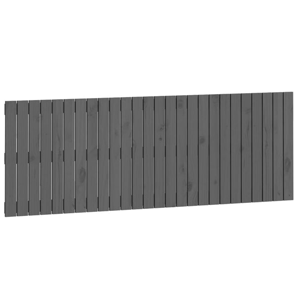 Graues Kopfteil für die Wand Virvora 166x3x60cm (Kiefer)