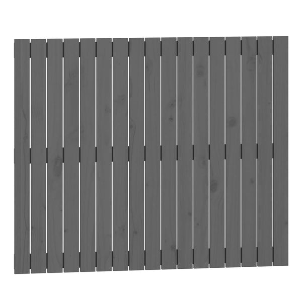 Kopfteil grau für die Wand Virvora 108x3x90cm (Kiefer)