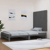 Kopfteil grau für die Wand Virvora 108x3x90cm (Kiefer)