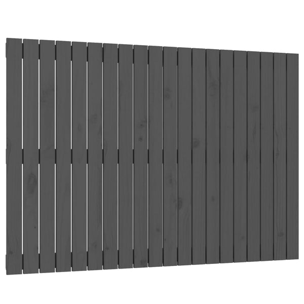 Graues Kopfteil für die Wand Virvora 127,5x3x90cm (Kiefer)