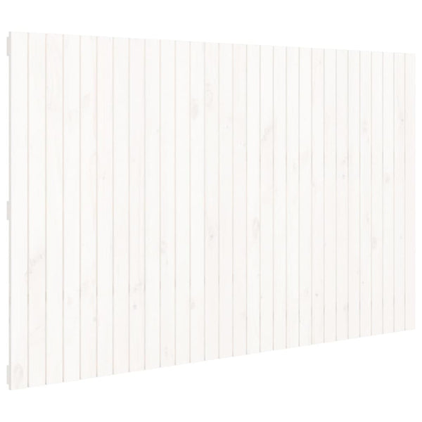 Weißes Kopfteil für die Wand Virvora 185x3x110cm (Kiefer)