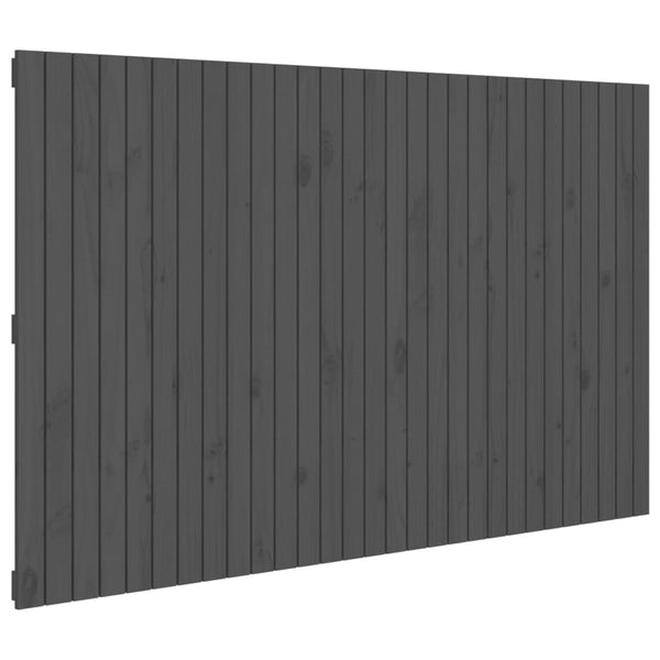 Harmaa sängynpääty seinälle Virvora 185x3x110cm (mänty)