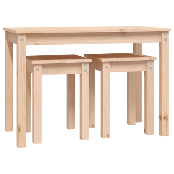 Satz Tische Verlyn (3 Stk. Kiefer)