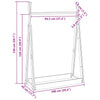 Vaateteline Traiciu 100x45x150cm (mänty)