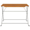 Maybelle klappbarer Bistrotisch 100x54x71cm (Stahl und Akazienholz)