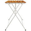 Klappbarer Bistrotisch 100x54x71cm Maybelle (Akazienholz mit Stahl)