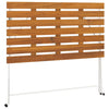 Klappbarer Bistrotisch 100x54x71cm Maybelle (Akazienholz mit Stahl)