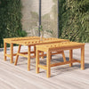 Couchtisch Moushaly 100x50x45cm (Akazienholz)