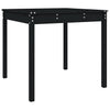 Schwarzer Gartentisch Kay 82,5x82,5x76cm (Kiefer)
