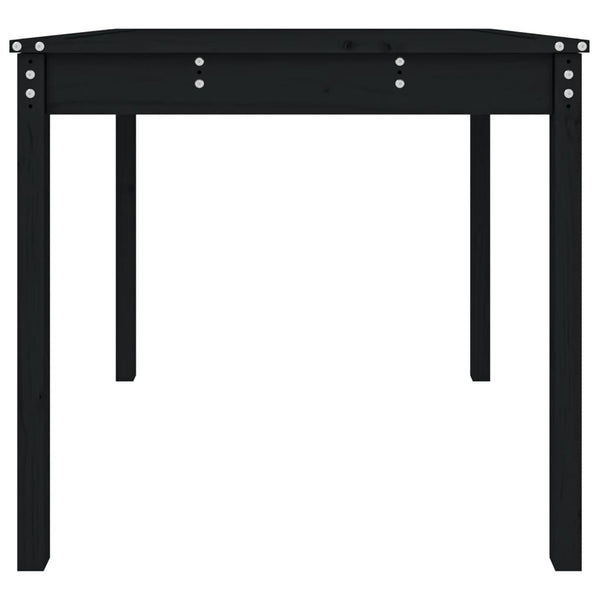 Schwarzer Gartentisch Kay 82,5x82,5x76cm (Kiefer)