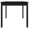 Schwarzer Gartentisch Kay 82,5x82,5x76cm (Kiefer)