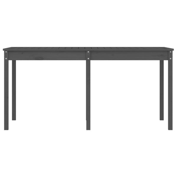 Grauer Gartentisch Kay 159,5x82,5x76cm (Kiefer)