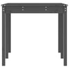 Grauer Gartentisch Kay 159,5x82,5x76cm (Kiefer)