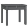 Graue Gartenbank Sarande 50x44x45cm (Kiefer)