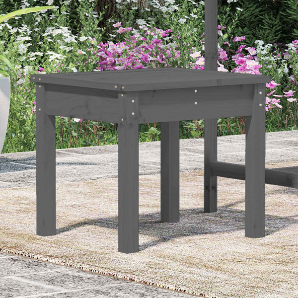 Graue Gartenbank Sarande 50x44x45cm (Kiefer)