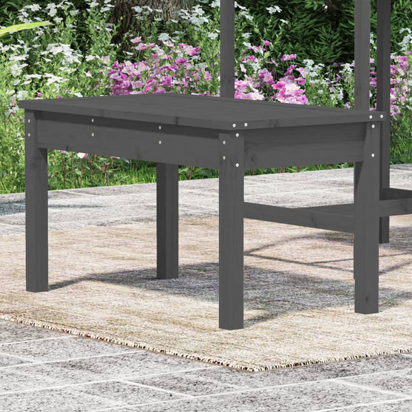 Gartenbank Sarande grau 80x44x45cm (Kiefer)