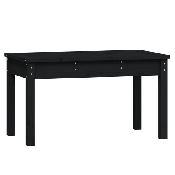 Gartensitzbank Sarande 80x44x45cm, schwarz (Kiefer)