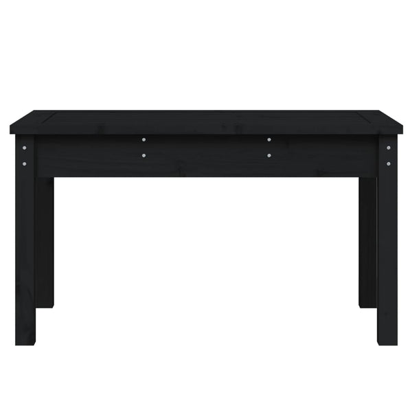 Gartensitzbank Sarande 80x44x45cm, schwarz (Kiefer)