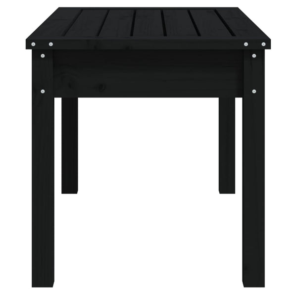 Gartensitzbank Sarande 80x44x45cm, schwarz (Kiefer)