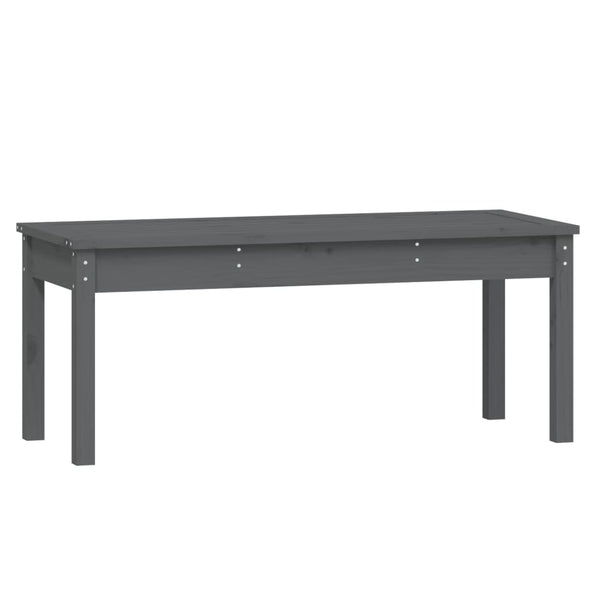 Graue Gartenbank Sarande 109x44x45cm (Kiefer)