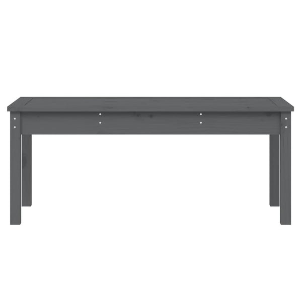 Graue Gartenbank Sarande 109x44x45cm (Kiefer)