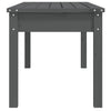 Graue Gartenbank Sarande 109x44x45cm (Kiefer)